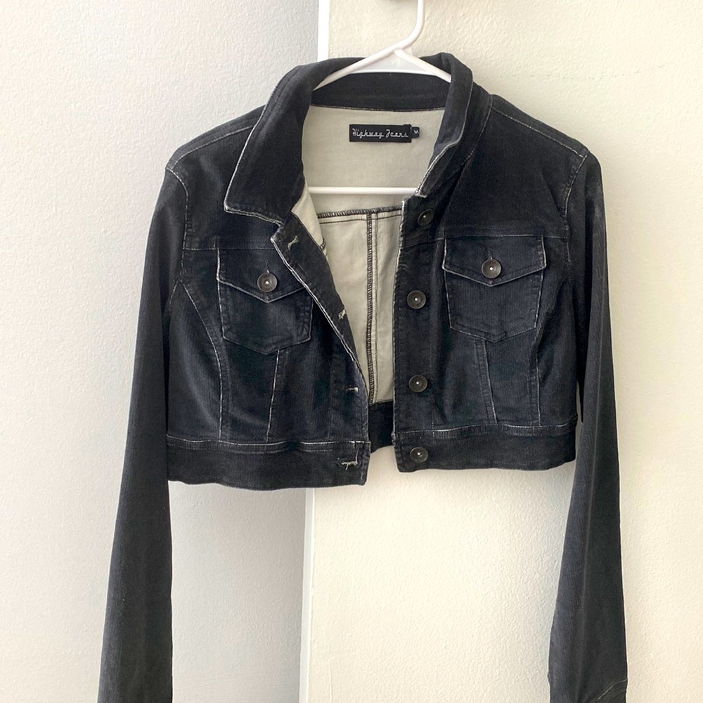 Highway Jeans Women's Jean Jacket (Black/Grey | M)